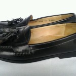 MENS SIZE 10M Cole Haan city BLACK Leather TASSEL LOAFERS Driver Shoes