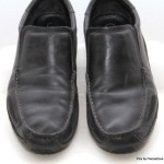 COLE HAAN Nike Air Driving Loafers Black Casual Mens Size 10.5 M