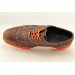Cole Haan Great Jones Wingtip Mens Size 7 Brown Leather Oxfords Shoes Used
