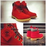 Timberland X Villa JTM FRESH Red Black Boot 6″ Size 10 Brand New