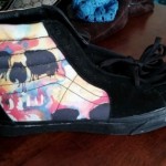 Vans Black Hi-Top Shoes, Size 12