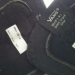 Vans Black Hi-Top Shoes, Size 12