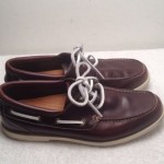 Men’s Size 10 M Cole Haan Brand Casual Brown Leather Boat Style Oxford Shoes