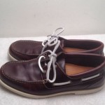 Men’s Size 10 M Cole Haan Brand Casual Brown Leather Boat Style Oxford Shoes