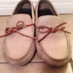 COLE HAAN NIKE AIR Tan Leather Moccasins Driving Shoes Mens 10.5