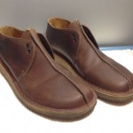 Nice! Clarks Originals Desert Trek Brown Leather Wallabees Sole Mens Shoes 12