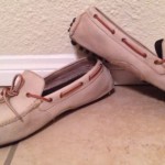 COLE HAAN NIKE AIR Tan Leather Moccasins Driving Shoes Mens 10.5