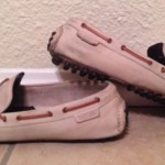 COLE HAAN NIKE AIR Tan Leather Moccasins Driving Shoes Mens 10.5