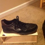 Cole Haan nike Air mens black casual leather oxford walking shoes size 13