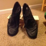 Cole Haan nike Air mens black casual leather oxford walking shoes size 13