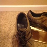 Cole Haan Mens casual walking shoes lace up brown leather accents size 9.5