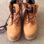 NEW  33031 Timberland PRO Men’s Pit Boss Safety Boots Beige Size 8 W