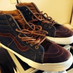 Vans Vault x Nice Kicks Hi 10.5 Duel High Sneakers Taka Leather Denim Sk8 Skate!
