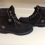 MENS DARK  NAVY TIMBERLAND BOOTS SIZE 10