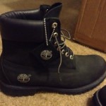 MENS DARK  NAVY TIMBERLAND BOOTS SIZE 10