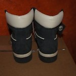 Timberland Men’s Boots Leather Black and White Size 7 1/2 M