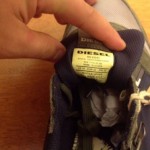 Diesel Men’s Blue/Green Shoes, “The Great Era Slocker Sneakers”, Size 10, New!