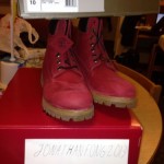 Timberland X Villa JTM FRESH Red Black Boot 6″ Size 10 Brand New