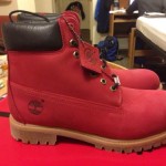 Timberland X Villa JTM FRESH Red Black Boot 6″ Size 10 Brand New