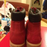 Timberland X Villa JTM FRESH Red Black Boot 6″ Size 10 Brand New