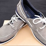 NIB TIMBERLAND EARTHKEEPERS MEN’S GRAY LEATHER CASUAL LOAFERS SNEAKER SHOES 12