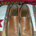 Cole haan brown men’s loafers driving moccasins shoes size 10 leather