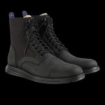 Cole Haan Lunargrand Lace Boot Black Sz 9