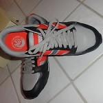 NEW Diesel Men’s Gunner Lace-Up Fashion Sneaker Shoes Leather Black/Paloma/spicy