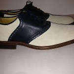 Cole Haan Mens Air Colton Saddle Beige Navy Suede Lace-Up Shoes 12M, EUC!!!
