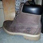 Timberland 6 Inch Premium Waterproof Dark Chocolate Nubuck Mens Boots