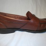 MENS COLE HAAN CITY MONK STRAP BUCKLE BROWN LEATHER LOAFER DRESS SHOES SIZE 8 D