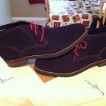 COLE HAAN AIR CHARLES BUSINESS TWILIGHT SUEDE BOOTS CHUKKA SHOES SIZE 13 M NIB