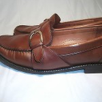 MENS COLE HAAN CITY MONK STRAP BUCKLE BROWN LEATHER LOAFER DRESS SHOES SIZE 8 D