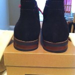 COLE HAAN AIR CHARLES BUSINESS TWILIGHT SUEDE BOOTS CHUKKA SHOES SIZE 13 M NIB