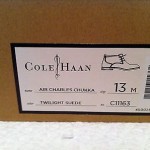 COLE HAAN AIR CHARLES BUSINESS TWILIGHT SUEDE BOOTS CHUKKA SHOES SIZE 13 M NIB