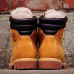 Ronnie Fieg x Timberland 6″ 40 Below Shearling Boot Pecan Size 7.5 NEW kith nyc