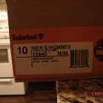 men timberland boots HOMMES 7 EYE MOCTOE WHT/BLE