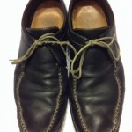 Cole Haan size 11 Black Leather Nike Air Soles Moccasins Boat Shoes Casual Dress