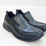 COLE HAAN Mens Black Leather Slip-on Shoes~Sz 9 M~EUC!!
