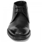 $295 Hugo Boss Black Lace-up Mens Dress Boots 12 45 Casual Chukka Formal 12.5 46
