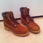 timberland Rust Brown boots size 10