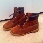 timberland Rust Brown boots size 10