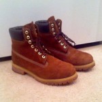 timberland Rust Brown boots size 10