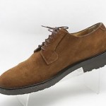 Mens shoes COLE HAAN brown suede leather vibram lug sole oxfords sz 10.5