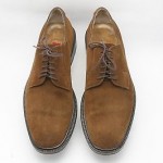Mens shoes COLE HAAN brown suede leather vibram lug sole oxfords sz 10.5