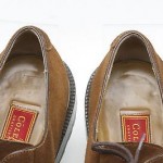 Mens shoes COLE HAAN brown suede leather vibram lug sole oxfords sz 10.5