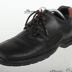 Mens Cole Haan Stylish Black Leather Casual/Oxfords Shoes Sz. 10 M