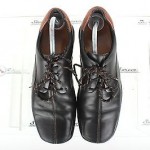 Mens Cole Haan Stylish Black Leather Casual/Oxfords Shoes Sz. 10 M