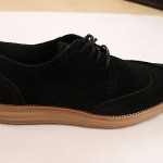 Mens COLE HAAN LunarGrand Wingtip Black Suede Oxfords Shoes C10680