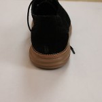 Mens COLE HAAN LunarGrand Wingtip Black Suede Oxfords Shoes C10680
